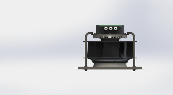 Resistenza alle alte temperature di 60°C IP54 con lama di 250 mm EC Fan