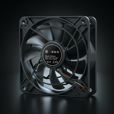 Lame 250mm resistenza ad alte temperature di 60°C con Power 175W Axial Fan