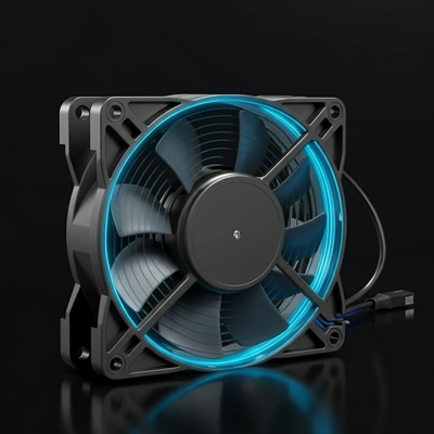 Potenza della lama 175mm 102W resistenza ad alta temperatura di 60°C EC Ventilatore assiale
