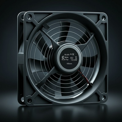 Potenza della lama 190mm 116W resistenza ad alta temperatura di 60°C EC Ventilatore assiale