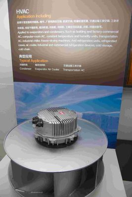 Lampiera 140 mm EC Ventilatore centrifuga Ventilatore di raffreddamento del rotore esterno